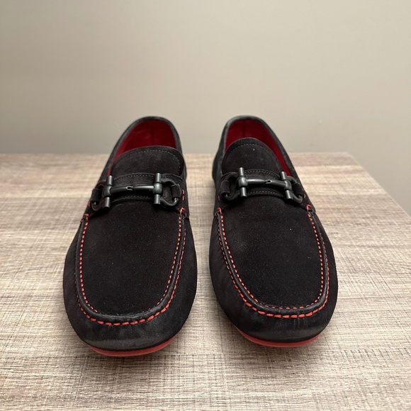 Men's Salvatore Ferragamo Parigi Pop Suede Driving Loafers (GREAT CONDITION!) - Picture 2 of 6